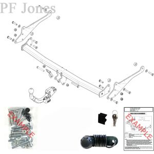 Brink Anhängerkupplung 4013700 - Abnehmbarer Kugelkopf - Diagonal - Schwarz Brink Anhängerkupplung 4013700 - Abnehmbarer Kugelkopf - Diagonal - Schwarz