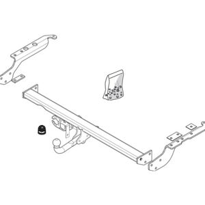 Enganche de remolque Brink Subaru - Cabezal fijo - 2135kg - Negro Enganche de remolque Brink Subaru - Cabezal fijo - 2135kg - Negro