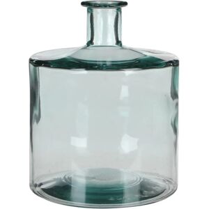 Mica Decorations Guan Fles Vase - Recyceltes Glas - Transparent - 26x21cm Mica Decorations Guan Fles Vase - Recyceltes Glas - Transparent - 26x21cm