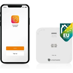 Smartwares Carbon Monoxide Detector - 85 dB, App, 10-Year Sensor Smartwares Carbon Monoxide Detector - 85 dB, App, 10-Year Sensor