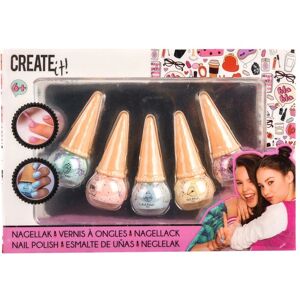 Create It! Vernis à Ongles Glitzer et Cornet de Glace - Manucure Enfants - Publicité Create It! Vernis à Ongles Glitzer et Cornet de Glace - Manucure Enfants - Publicité