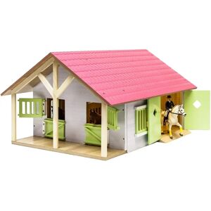 Écurie rose Kids Globe - Échelle 1:24 - Jouet en bois - Publicité Écurie rose Kids Globe - Échelle 1:24 - Jouet en bois - Publicité