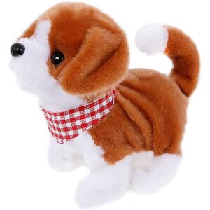 Peluches Interattivo NoName Loophond Bianco/Marrone - Animale di Peluche Peluches Interattivo NoName Loophond Bianco/Marrone - Animale di Peluche