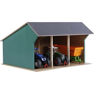 Bâtiment agricole Kids Globe - Échelle 1:32 - Pour 3 Tracteurs - Publicité Bâtiment agricole Kids Globe - Échelle 1:32 - Pour 3 Tracteurs - Publicité