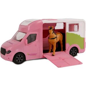 Camion de chevaux rose Anemone - Transporteur de chevaux - Publicité Camion de chevaux rose Anemone - Transporteur de chevaux - Publicité