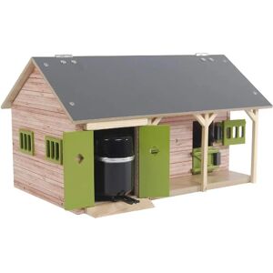 Box pour chevaux Kids Globe avec 2 boxes et rangement - 1:32 Box pour chevaux Kids Globe avec 2 boxes et rangement - 1:32