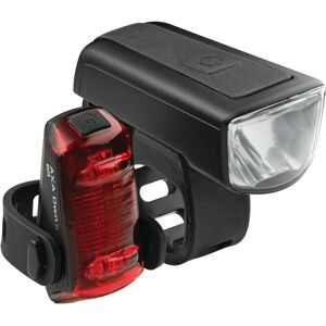 AXA Dwn 30 Fahrradlicht-Set - USB aufladbar, Schwarz AXA Dwn 30 Fahrradlicht-Set - USB aufladbar, Schwarz