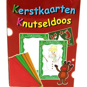 Van Der Doelen - Kerstkaarten knutseldoos - 5 stiften Van Der Doelen - Kerstkaarten knutseldoos - 5 stiften
