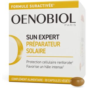 Oenobiol Sun Expert Complément Alimentaire - Préparateur Solaire Antioxydant - 30 capsules - Publicité Oenobiol Sun Expert Complément Alimentaire - Préparateur Solaire Antioxydant - 30 capsules - Publicité