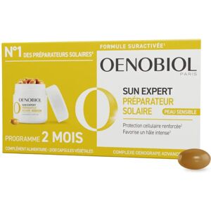 Oenobiol Sun Expert Préparateur Solaire Peau Sensible - Complément Alimentaire - Publicité Oenobiol Sun Expert Préparateur Solaire Peau Sensible - Complément Alimentaire - Publicité