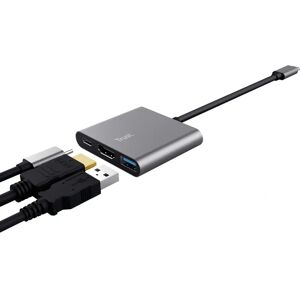 Trust Dalyx USB-C Hub 4K HDMI Aluminium - USB Hub Trust Dalyx USB-C Hub 4K HDMI Aluminium - USB Hub