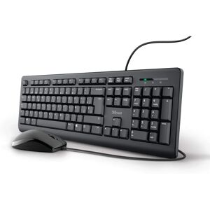 Trust Taro Keyboard and Wireless Mouse - Spanish Qwerty - Wired Keyboard and Wireless Mouse Trust Taro Keyboard and Wireless Mouse - Spanish Qwerty - Wired Keyboard and Wireless Mouse