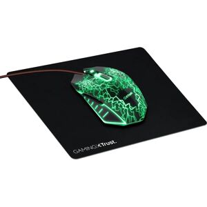 Souris Trust Gaming GXT 783X - 6 boutons - Filaire - USB-A - Noir - Avec tapis de souris Souris Trust Gaming GXT 783X - 6 boutons - Filaire - USB-A - Noir - Avec tapis de souris