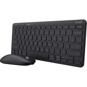 Trust Lyra Pack Clavier et Souris - Noir - Sans fil RF et Bluetooth - Publicité Trust Lyra Pack Clavier et Souris - Noir - Sans fil RF et Bluetooth - Publicité
