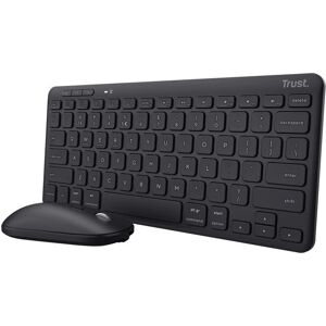 Trust Lyra Wireless Keyboard and Mouse - Home Bluetooth Spanish Black Trust Lyra Wireless Keyboard and Mouse - Home Bluetooth Spanish Black