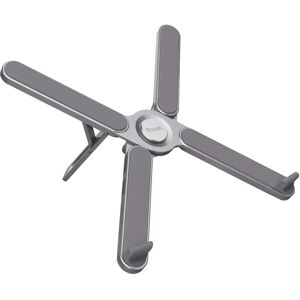 Suporte de notebook em alumínio dobrável Macy - Notebook, Cinza Suporte de notebook em alumínio dobrável Macy - Notebook, Cinza