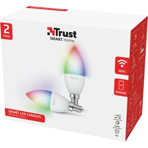 Trust 71293 smart lighting - Wi-Fi LED bulb - White/Color - A+ - 2 pcs Trust 71293 smart lighting - Wi-Fi LED bulb - White/Color - A+ - 2 pcs