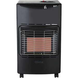 Riscaldatore a gas infrarossi portatile Qlima GH1142R - 4,2 kW - Grigio/Nero Riscaldatore a gas infrarossi portatile Qlima GH1142R - 4,2 kW - Grigio/Nero
