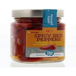 Poivrons Rouges Organiques Terrasana - 220g - Publicité Poivrons Rouges Organiques Terrasana - 220g - Publicité