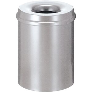 Vepa Cubos VB 101500 - Cubo de basura de acero plateado Vepa Cubos VB 101500 - Cubo de basura de acero plateado