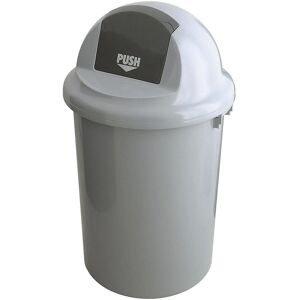 Kaiserkraft Poubelle - 90/47 L, Gris, Intérieur/Extérieur Kaiserkraft Poubelle - 90/47 L, Gris, Intérieur/Extérieur