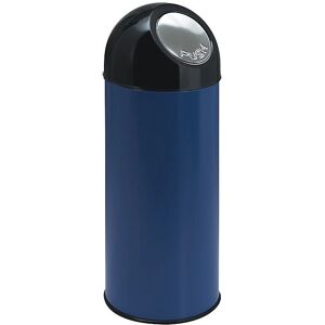 KaiserKraft Cubo de Basura Azul 55L con Tapa de Empuje - Basurero KaiserKraft Cubo de Basura Azul 55L con Tapa de Empuje - Basurero