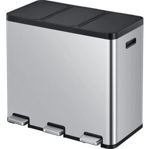 EKO Recycler Ruostumattomasta Teräksestä Jalkahylly - 3 Osastot EKO Recycler Ruostumattomasta Teräksestä Jalkahylly - 3 Osastot