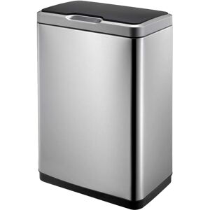 EKO Mirage Sensor Trash Can - 45 L - Matt Silver - Sensor-operated with touch switch EKO Mirage Sensor Trash Can - 45 L - Matt Silver - Sensor-operated with touch switch