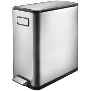 EKO Ecofly Pedal-Mülleimer 20L Silber EKO Ecofly Pedal-Mülleimer 20L Silber