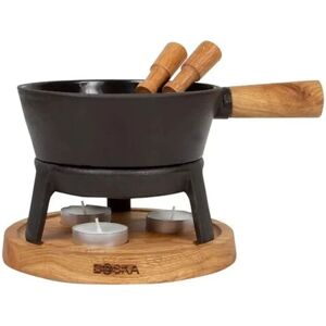 Boska Pro S - czarny/brązowy - zestaw do fondue Boska Pro S - czarny/brązowy - zestaw do fondue