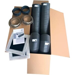 UBBINK - Kit di ventilazione isolato da 160mm per scaldabagno - Accessori riscaldamento UBBINK - Kit di ventilazione isolato da 160mm per scaldabagno - Accessori riscaldamento