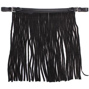 Franges en cuir QHP - Noir - Full - Accessoire pour chevaux - Publicité Franges en cuir QHP - Noir - Full - Accessoire pour chevaux - Publicité