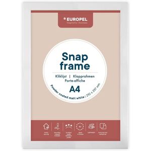 Europel A4 Aluminium Picture Frame - White - 1 Piece Europel A4 Aluminium Picture Frame - White - 1 Piece
