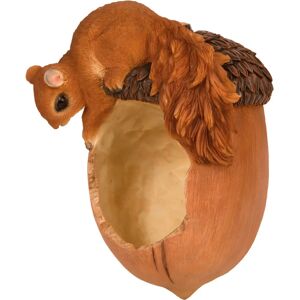 Esschert Design - Squirrel feeder - Brązowy - Polyresina - Decorative statue Esschert Design - Squirrel feeder - Brązowy - Polyresina - Decorative statue