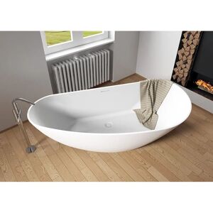 Riho B121001105 Baignoire autoportante blanche mate - Droite - Baignoire - Publicité Riho B121001105 Baignoire autoportante blanche mate - Droite - Baignoire - Publicité