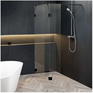 Riho X202 Cabine de Douche Walk-In Noire - Cabine de Douche - Publicité Riho X202 Cabine de Douche Walk-In Noire - Cabine de Douche - Publicité