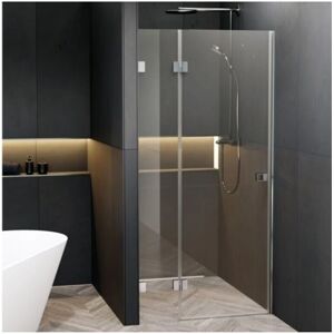 Riho X104 Porte de douche sans cadre - Droite - 118x200cm - Publicité Riho X104 Porte de douche sans cadre - Droite - 118x200cm - Publicité