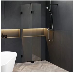 Riho X402 Cabine de douche Walk-In noire - Cabine de douche - Publicité Riho X402 Cabine de douche Walk-In noire - Cabine de douche - Publicité