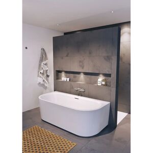 Riho Desire Vorwandbadewanne LED-Beleuchtung - 1800x840 mm - Weiß und Schwarz Riho Desire Vorwandbadewanne LED-Beleuchtung - 1800x840 mm - Weiß und Schwarz