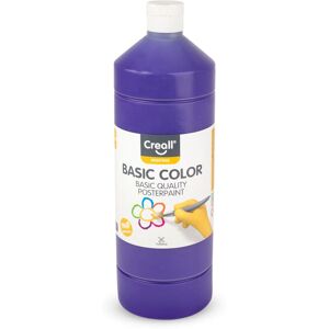 Peinture à l'eau violette Creall - Peinture scolaire pour classes - Publicité Peinture à l'eau violette Creall - Peinture scolaire pour classes - Publicité