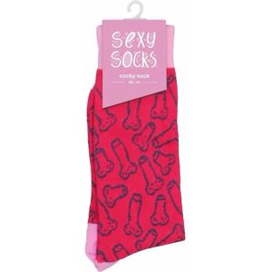 Sexy Socks Cocky Sock - Rose - Chaussettes - Publicité Sexy Socks Cocky Sock - Rose - Chaussettes - Publicité