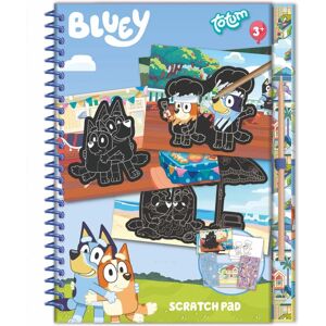 Totum Bluey Scratch Book with 10 Cards - Coloring & Activity Book Totum Bluey Scratch Book with 10 Cards - Coloring & Activity Book