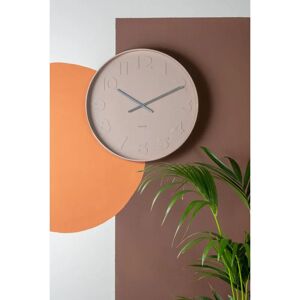 Karlsson Mr. Brown - Round Wall Clock - 51cm - Beige Karlsson Mr. Brown - Round Wall Clock - 51cm - Beige