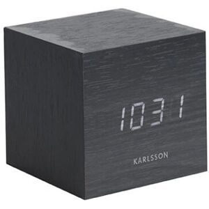 Ceas deșteptător Mini Cube Karlsson - Negru Ceas deșteptător Mini Cube Karlsson - Negru