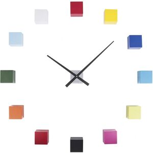 Karlsson Model KA5698MC Multicolour DIY Cubic Wall Clock - Wall Clock Karlsson Model KA5698MC Multicolour DIY Cubic Wall Clock - Wall Clock