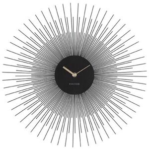 Karlsson Peony Wanduhr Schwarz 45 cm - Unisex - Quarzuhr Karlsson Peony Wanduhr Schwarz 45 cm - Unisex - Quarzuhr
