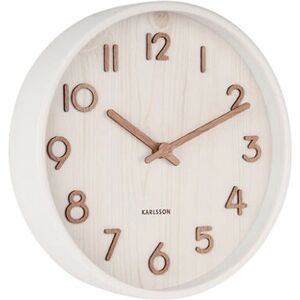 Karlsson White Wall Clock - Modern Scandinavian Design Karlsson White Wall Clock - Modern Scandinavian Design