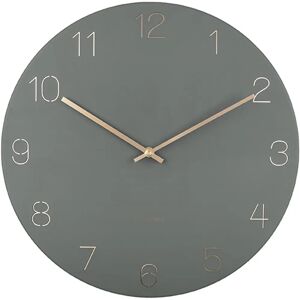 Horloge Murale Vert Jungle Karlsson - Chiffres Gravés Charm - Publicité Horloge Murale Vert Jungle Karlsson - Chiffres Gravés Charm - Publicité