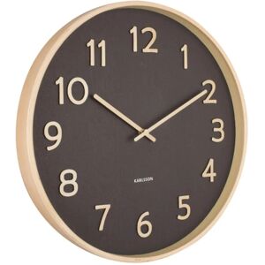 Karlsson Pure Wooden Wall Clock - 40cm Scandinavian Style Karlsson Pure Wooden Wall Clock - 40cm Scandinavian Style