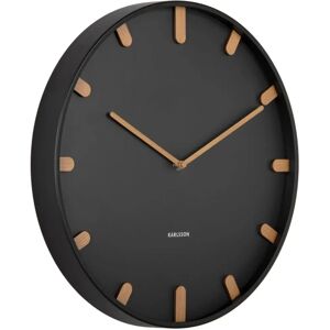 Horloge Murale Karlsson Grace - Ø 40 cm - Métal/Bois - Noir - Publicité Horloge Murale Karlsson Grace - Ø 40 cm - Métal/Bois - Noir - Publicité